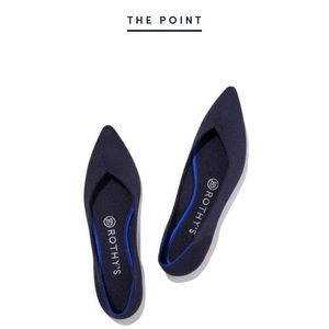 Rothys Mary time navy point shoes